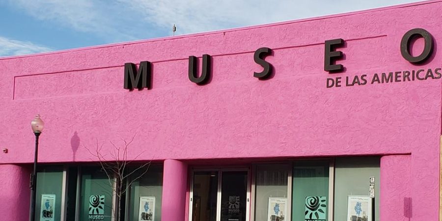 pink facade of Museo de Las Americas